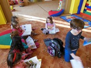 Návtěva prvňáčků ve školce